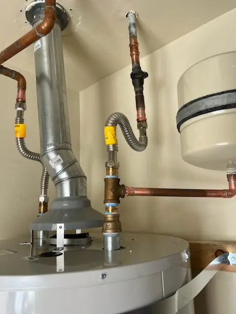 Water heater installation and plumbing repair in Garden Meadows